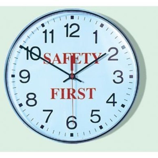 Accuform SAFETY MESSAGE WALL CLOCKS SAFETY PCM212 PCM212